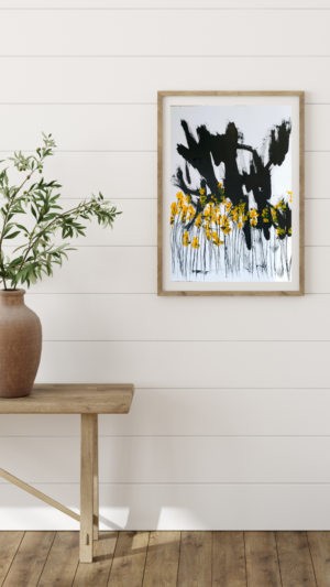 Expresionismo Abstracto tinta china y acrílico sobre papel