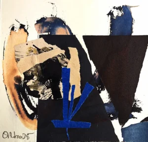 Fragmentos del tiempo: Collage y Tinta China nº13