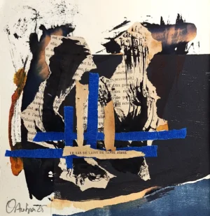 Fragmentos del tiempo: Collage y Tinta China nº18
