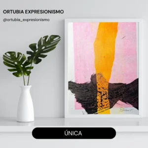 Grabado Expresionista sobre papel