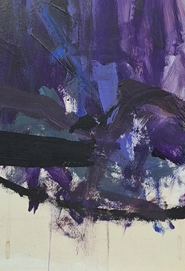 Guggenheim, después · detalle 8 · Tinta china y acrílico sobre papel · Ortubia 2025